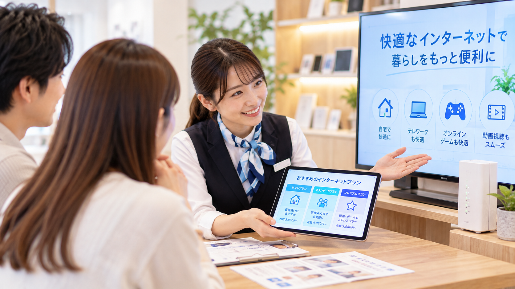 快適なインターネットプラン相談