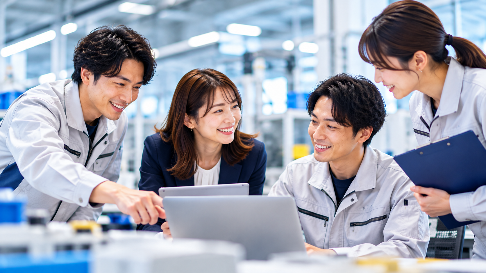 笑顔で進めるチームワーク